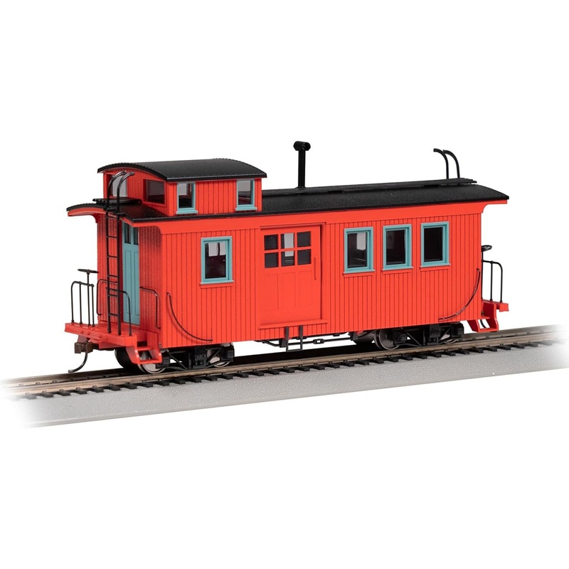 Wood Side Door Caboose undecorated Red