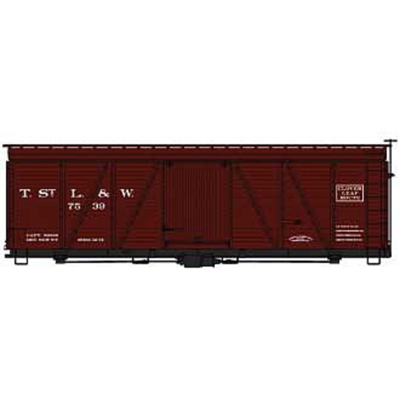 36′ Fowler Wood Boxcar TStL&W #7239