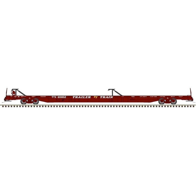 ACF 89′ F89-J Flatcar Trailer-Train #601009