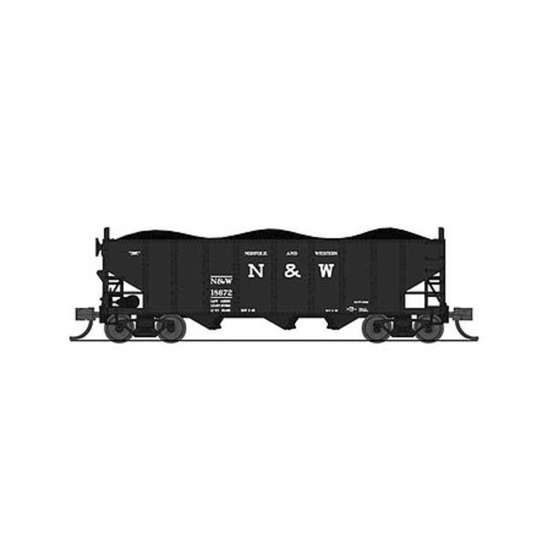 H2A Hopper car Norfolk & Western 17” lettering pack B