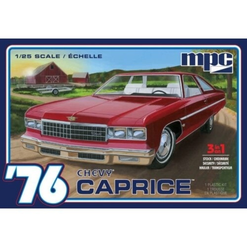1:25 Chevy Caprice w/Trailer