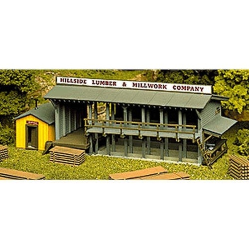 HO Lumber Yard/Office Building