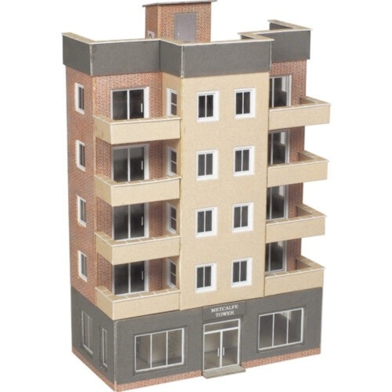 N Low Relief Tower Block