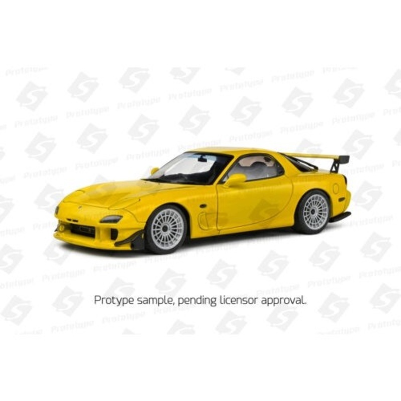 1:18 Yellow 94 Mazda RX7