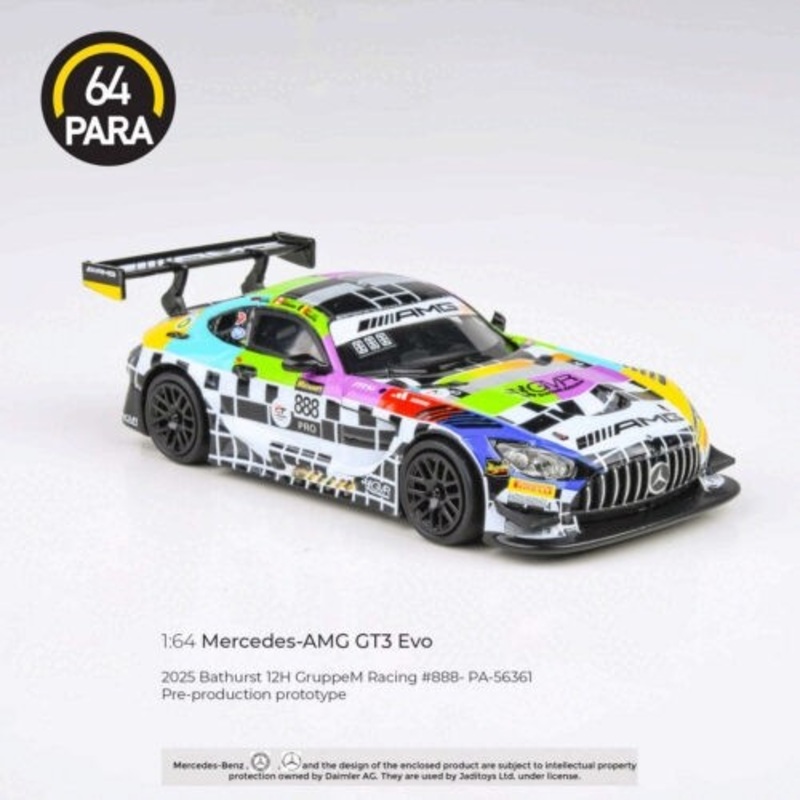 1:64 Mercedes GT3 B’hurst #888