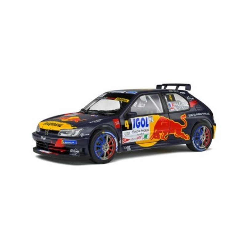 1:18 Peugeot 306 Black Rally