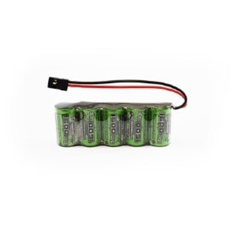 1600mAh 6.0v Flat RX Pack NiMh