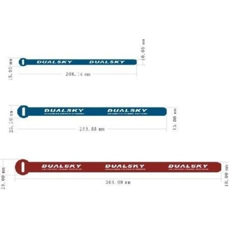 Battery Straps Medium 263mm