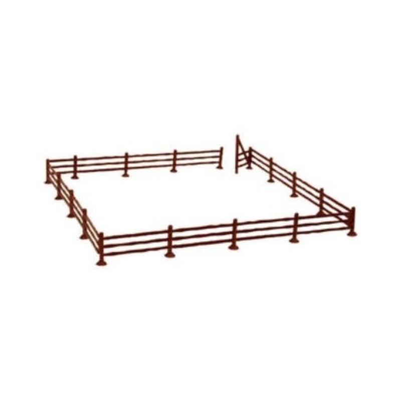 HO Rustic Fence & Gate
