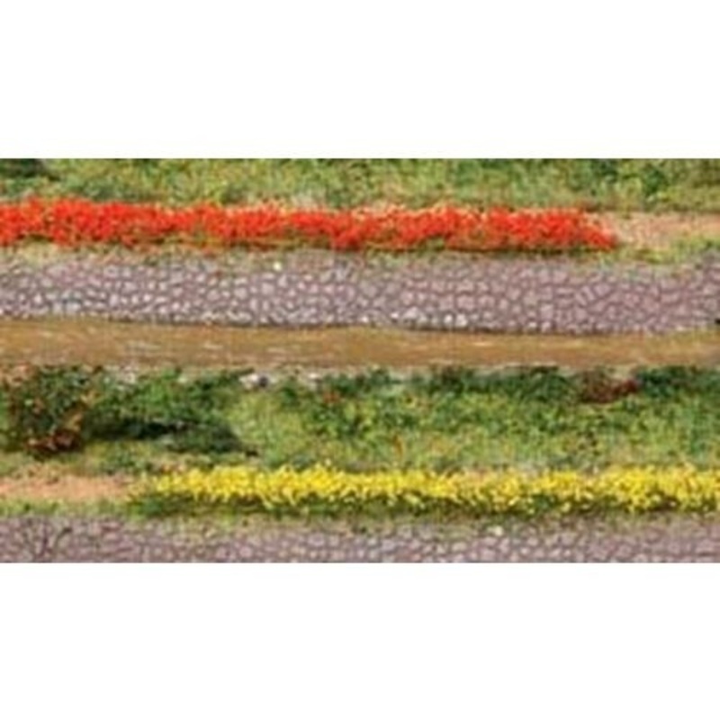 Grass Strips Yellow/Red 100mm