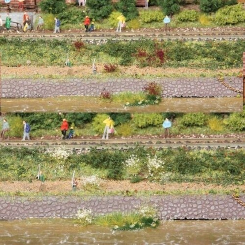 Grass Tufts White/Lilac 6mm