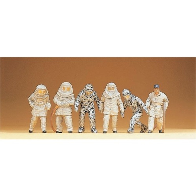 HO Firemen in Flameproof Suits