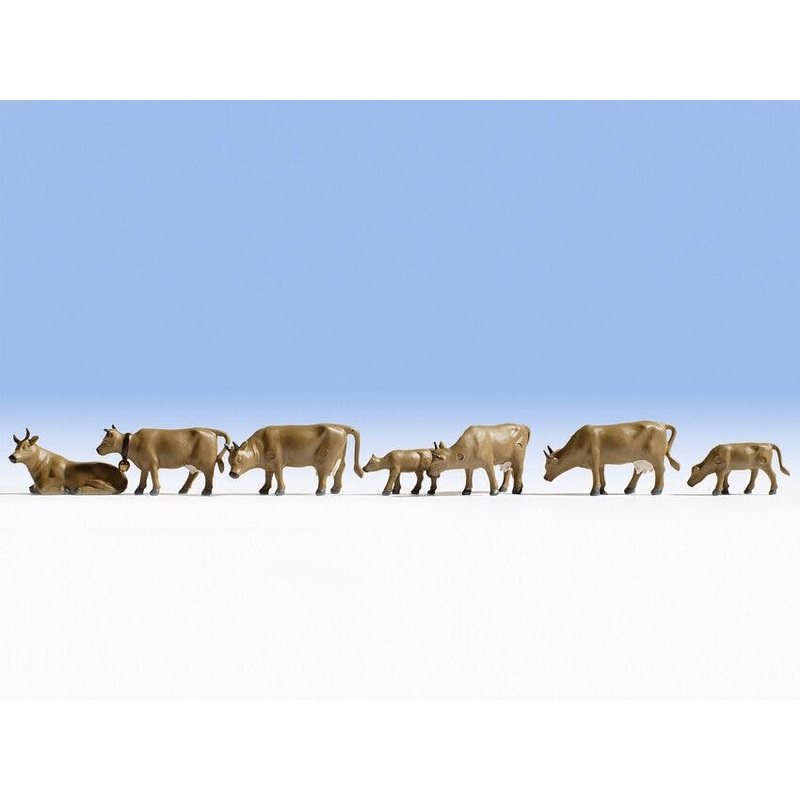 N Cows, Dark Brown (9)