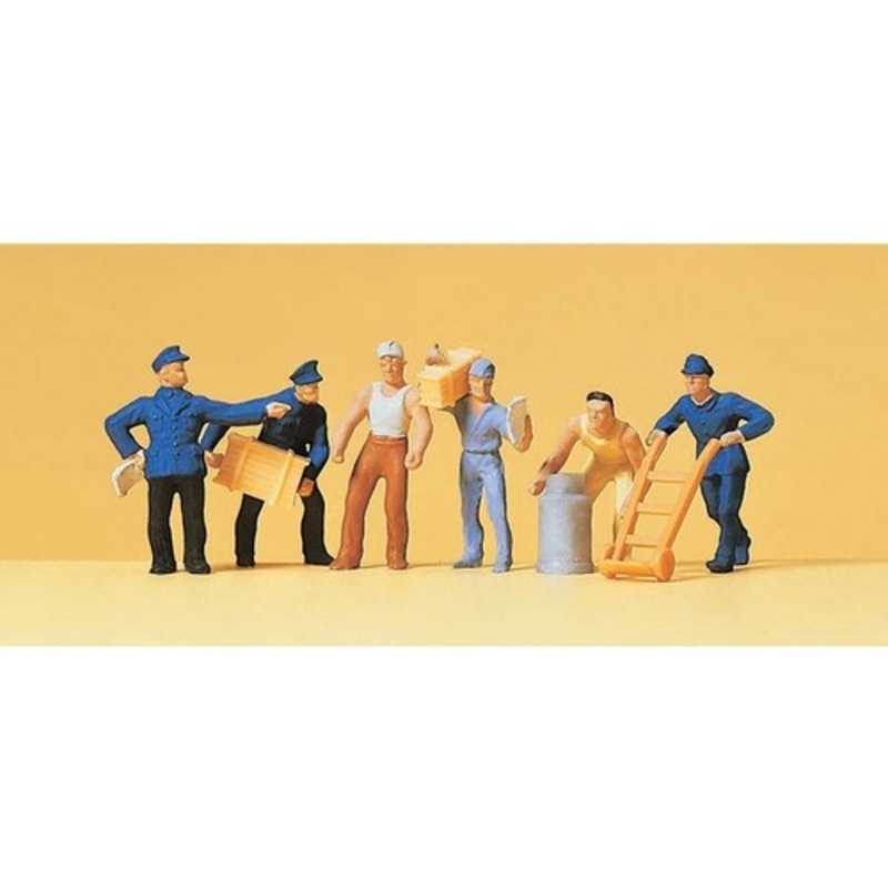 HO Delivery Men with Loads