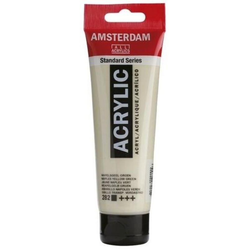 Acrylic Naples Yellow Green