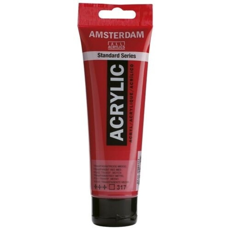 Acrylic Transparent Red 317