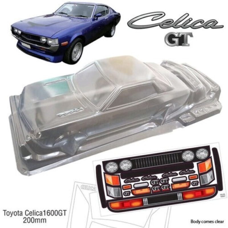 1/10 Body Celica 1600GT 195mm