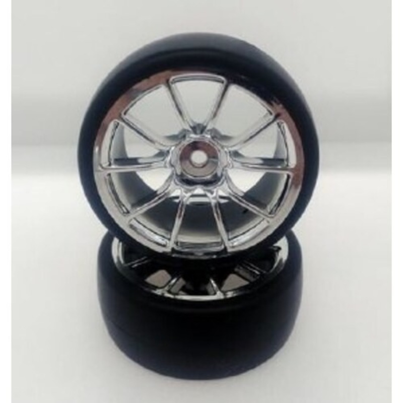1/10 Chrome 10 Spoke Drift Whe