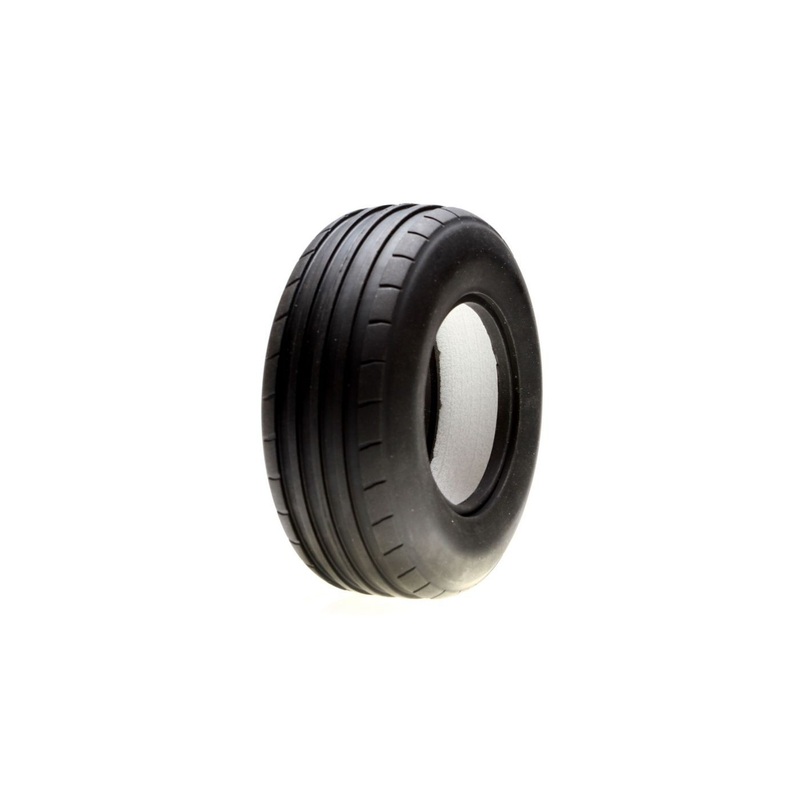 Ribbed Front Tire w/Foam (2)