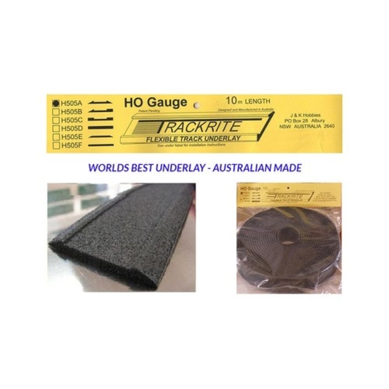 HO Flexible Track Underlay 10m