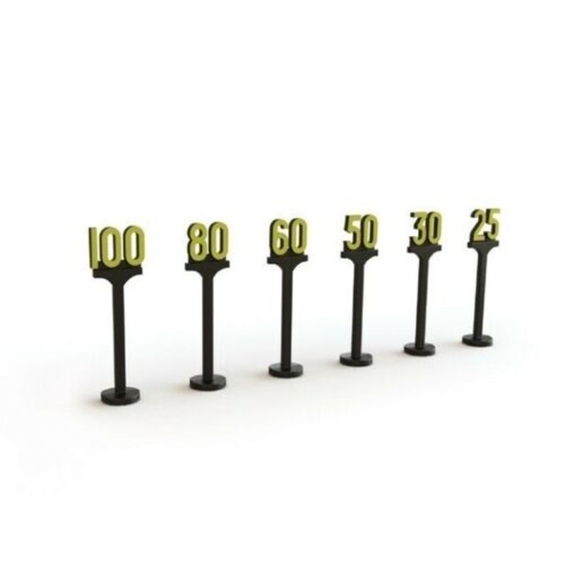 OO/HO BR Speed Signs