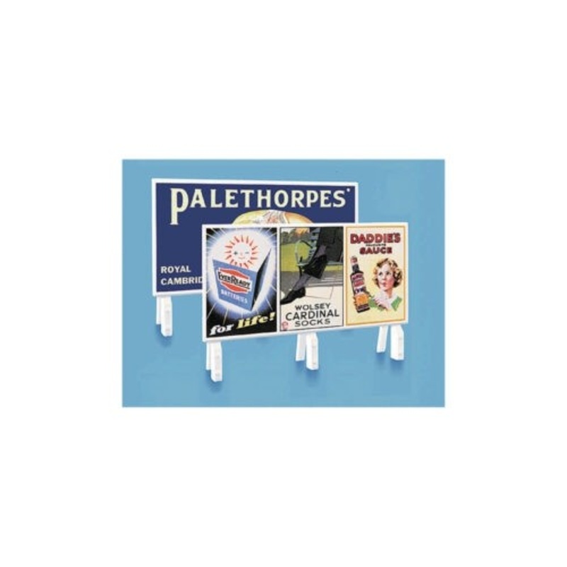 OO/HO Hoardings Steam Era