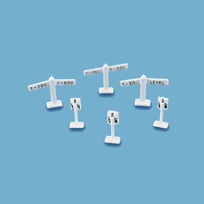 OO/HO Level Signs & Posts