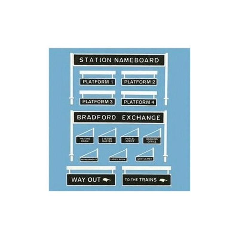 OO/HO Station Nameboard