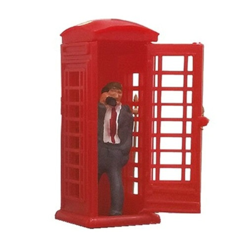 OO/HO Telephone Box & Caller