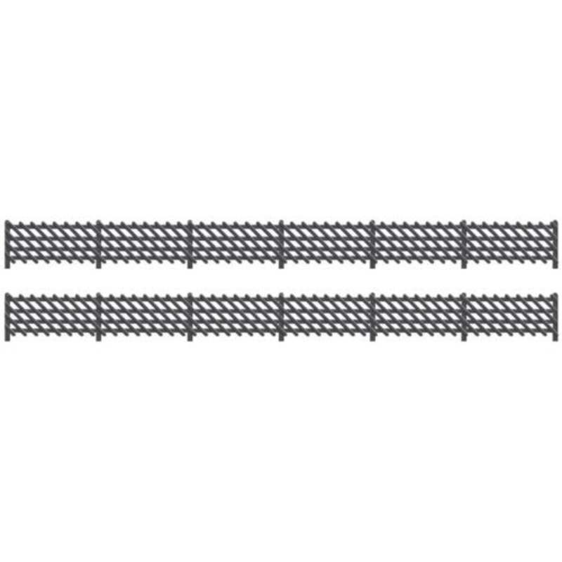 OO LMS Station Fencing Black