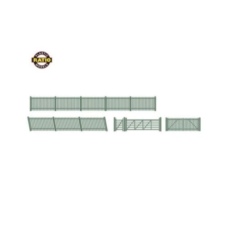 OO Picket Fencing, Green